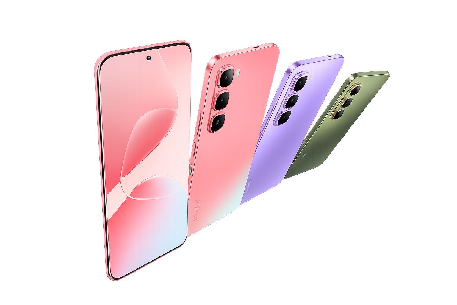 Smartphones in Vibrant Colours